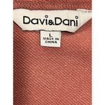 Davi & Dani  Boho Printed Drawstring Hooded Sweatshirt Large Photo 3