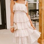 Impressions Tiered Midi Dress Photo 0