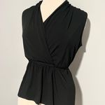 Collective Concepts NWT Black Sleeveless Blouse Top Photo 2