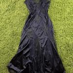 Frederick's of Hollywood Viral Rare  Black Panel Sheer Maxi Dress Slip Dress Photo 0