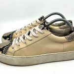 Veronica Beard  Snake Skin and Leather Low Top Sneakers Women's 10 US Photo 1
