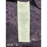 Alex Evenings Lace Jacket Women's Plus 20W Purple 3/4 Sleeves Sequin Scalloped Photo 7