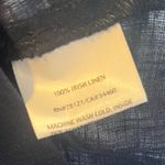 Eileen Fisher  Evening Blue Handkerchief Linen Sequin Front Women’s Size Small Photo 7