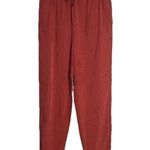 & Other Stories & Other Stories Pants Womens 4 Rust Orange High Rise Paper Bag Waist Casual Photo 0