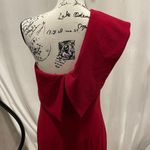 Badgley Mischka Beautiful ruby 1-shoulder max gown ruffle mermaid princess Photo 4