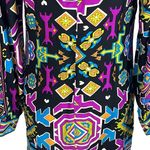 Alice & Trixie Vibrant Silk Boho Tunic Dress XS Resortwear Cruise Flowy Vacay Photo 8