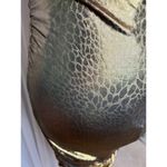 Wet Seal Y2k slip wiggle dress formal party gold snake print Photo 3