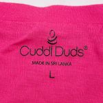 Cuddl Duds  Women's Pajama Set Size Large Pink Birds of Paradise Flamingo Print Photo 5