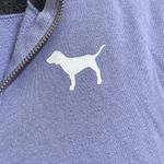 PINK - Victoria's Secret  Lavender Gray 1/4th Zip Pullover Sweater, S/M Photo 2