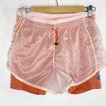Nike  Pink Orange Icon Clash Tempo Luxe Mid-Rise Running Shorts Womens Size XS Photo 0