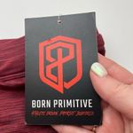 Born Primitive Womens Rest Day Athleisure Jogger Mardon Burgundy Red Size XL NEW Photo 4