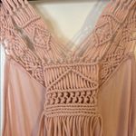 American Eagle  Outfitters Blush Crochet Detail Top Photo 4