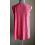 Eileen Fisher Soft V-neck Shell Watermelon Coral S New Photo 2