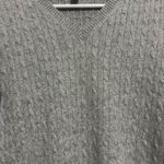 Charter Club Vtg  Silver Sparkle Glittery
Sweater Cashmere Blend L 90sCable Knit Photo 1