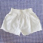 HYFVE White Drawstring Pull on Shorts Photo 0