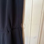 Talbots Navy Crop Jumpsuit Size 6P Photo 4