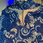 Lilly Pulitzer Sophiletta 3/4 Sleeve V neck Mini Dress Bold Blue Fish Size Small Photo 3