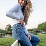 Wrangler NWT  Wild West 603‎ High Rise StraightJeans Size 27 Photo 0