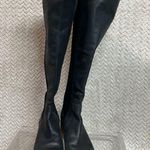 Lucky Brand  Tilaree Womens Black Leather Suede Slip On Tall Boots Size 6.5 Photo 10