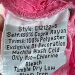 Johnny Was  CLEMENCE BLOUSE‎ in Pink, Size Medium Photo 5