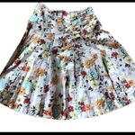 CAbi Palapa Cotton Swing Midi Skirt Sz. 6 #475 Fall Floral Boho Casual Photo 1