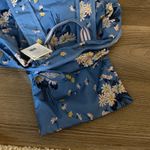 NWT Cath Kidston foldaway backpack in daisies and buttercups Rivera blue Photo 4