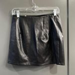 superdown Black Leather Skirt Photo 1