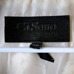 Ci Sono  by Cavalini Cream Faux Fur Jacket Vest Medium Photo 2