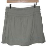 Abercrombie & Fitch Womens Green Cotton Casual Circle Skater Mini Skirt Size M Photo 0
