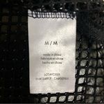 We Wore What NWT Mesh Cami Spaghetti Straps Tank Top Rhinestone Crystal Black sz M Photo 12