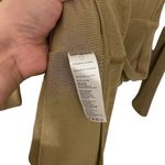 Good American  NWT Gold Shimmer Wrap Midi Dress Size 1 Photo 5