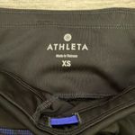 Athleta Black with Red, White & Blue Stripes Cropped Leggings Size XS Photo 7