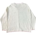 Carolyn Taylor Vintage 80s Cottage Core Sweater Cardigan Beaded Floral Pearls Shabby Chic Large Photo 1