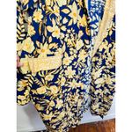 Free People Wild Nights Floral Blue Yellow Duster Kimono NWT size Medium Photo 6