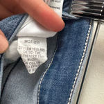 MOTHER Denim 25 The Weekender Fray Flare Jeans in On Ocean Boulevard Blue Photo 4