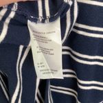 Tribal| Navy Blue and White Striped Dress sz M Size M Photo 5