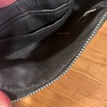 Coach Smoke Metallic Blue Black Wristlet Corner Zip Pouch With Card Slot Photo 6