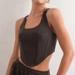 Isabelle's Cabinet Isabelle’s Cabinet Pretty Garbage Cropped Corset & Jogger Set Photo 3