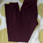 Lululemon Wunder Train 25” Leggings Size 4 Heathered Maroon Photo 0