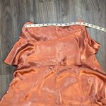 Maeve Copper Tiered Maxi Skirt | Viscose | Size 8 Photo 8