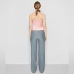 Cinq à Sept Jaylin Ruched Stretch Silk Camisole, Pink Quartz Size S New w/Tag Photo 13