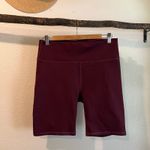 Fabletics Deep Purple Powerhold Inseam 7.5' Mid Rise Biker Shorts Size XL Photo 8