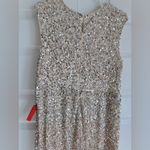 Mac Duggal 5489 Cap Sleeve Sequined High Slit Maxi Gown- NWT Photo 7