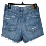 American Eagle 90s Boyfriend Denim Shorts Distressed Size 2 High Rise Photo 4