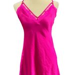 Victoria's Secret Victoria’s Secret Pink Lace Slip Dress Satin Nightie Lingerie Strappy Small Photo 0