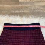 Athleta Movetes stretch skort/skirt navy with red mini dot pattern M Photo 2
