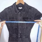 Good American ‎ Black Denim Jumpsuit Photo 12