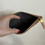 Madewell The Medium Leather Pouch Clutch Wristlet: Rainbow Striped Edition Photo 4