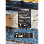 Kut From The Kloth ‎ Rachael Mom Jeans High Rise Distressed Hem Light Wash 8 Photo 5