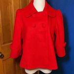 Forever 21  Red Wool Blend Women's Double-Breasted Jacket Size large Photo 0